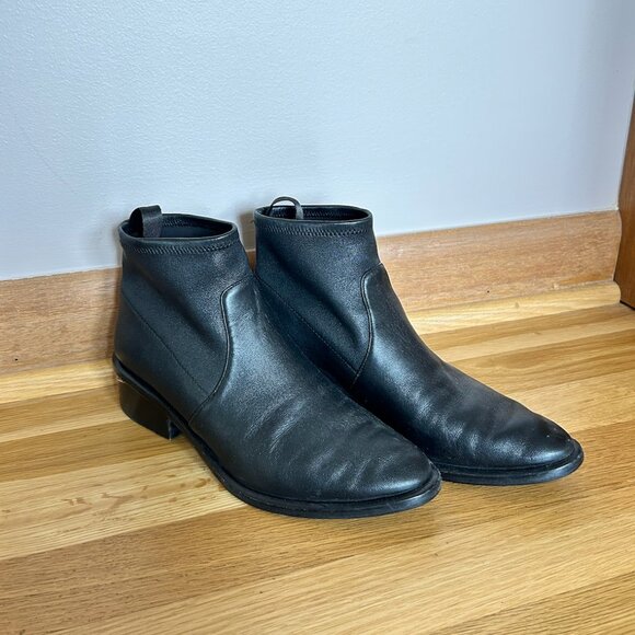 Alexander Wang Kori Cutout Ankle Boots - Picture 1 of 6